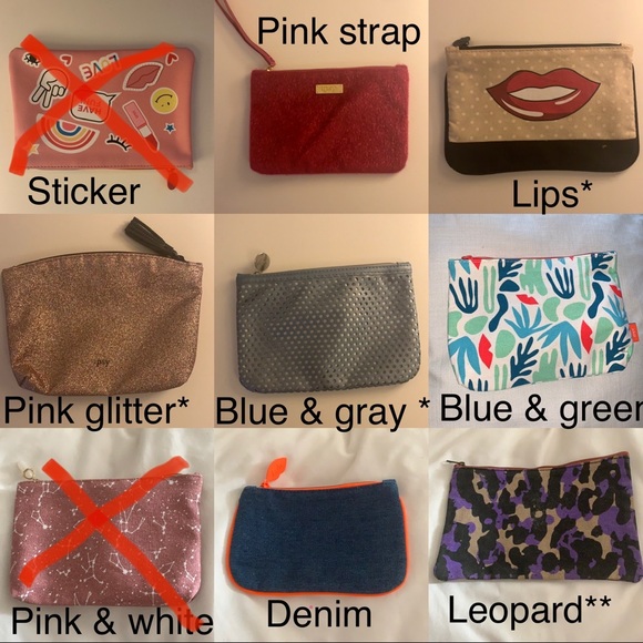 🎁✨- 2/$8 3/$10 5/$15 Assorted Ipsy bags - Picture 2 of 4